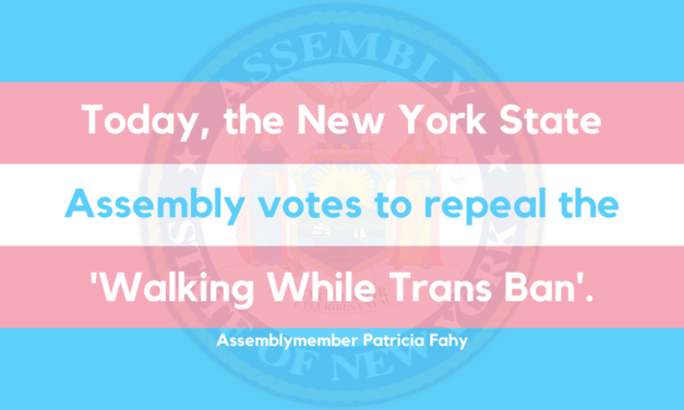 New York State Assembly to Repeal ‘Walking While Trans Ban’ Today